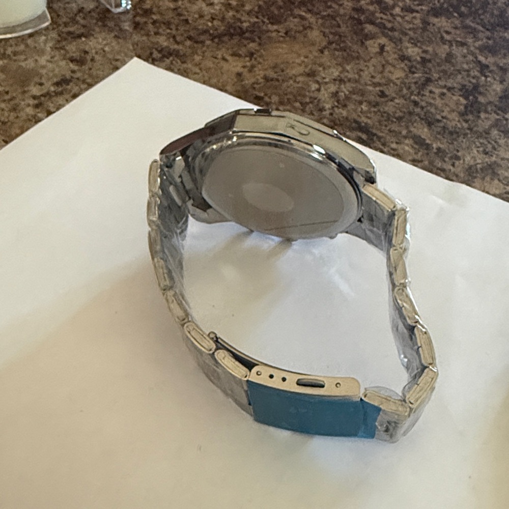 #25 ORUSS Blue and Silver Watch w/tachymeter - Picture 4 of 7